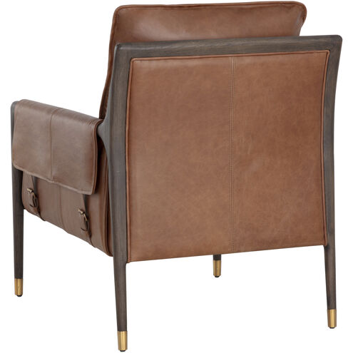 Mauti Brown / Shalimar Tobacco Leather Armchair
